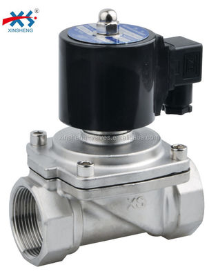 Customizable Voltage PU Stainless Steel 2 Way Hot Water Solenoid Valve Normally Closed
