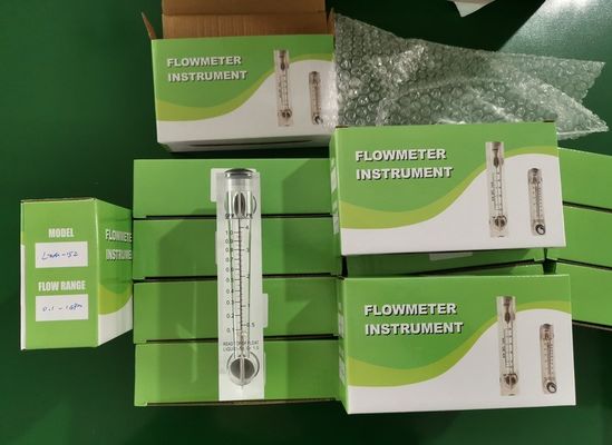 Water and Air Flowmeter 1/4 inch to 1 inch LZM Series Acrylic Panel with ± 4% Accuracy