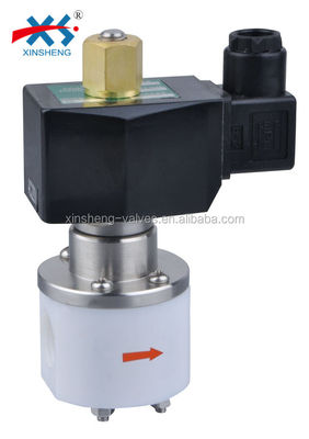 3/8" 1'' Port Size XSFP Series PTFE Solenoid Valve for Strong Acid and Strong Alkali