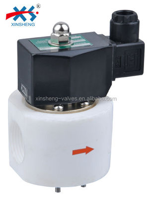 3/8" 1'' Port Size XSFP Series PTFE Solenoid Valve for Strong Acid and Strong Alkali