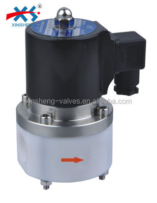 3/8" 1'' Port Size XSFP Series PTFE Solenoid Valve for Strong Acid and Strong Alkali