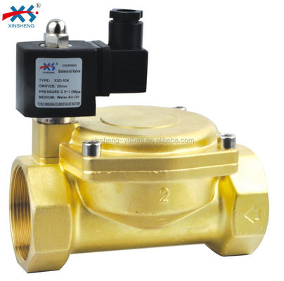 NBR/VITON Sealing Material XSD Series 2 Way Pilot Operated Solenoid Valve Normally Open
