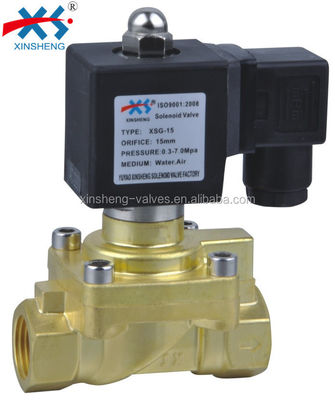 XSG Series 2/2 Way High Pressure Diaphragm Solenoid Valve Pilot Operated for Liquid and Gas