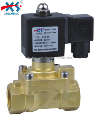 XSG Series 2/2 Way High Pressure Diaphragm Solenoid Valve Pilot Operated for Liquid and Gas