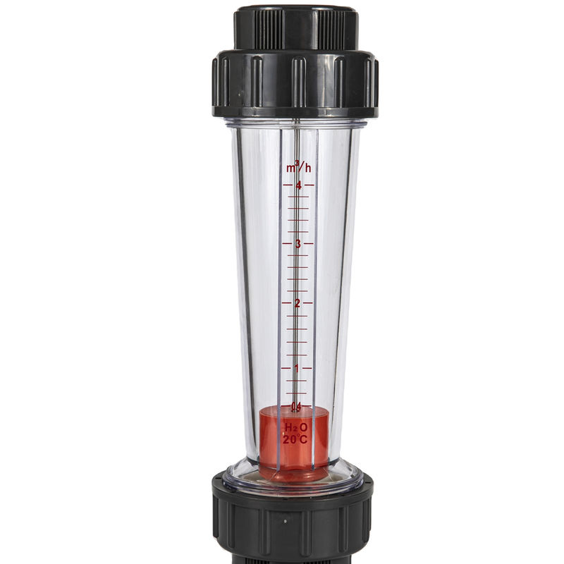 G1/2 Female or Glue Joint Connection Plastic Tube Flow Meter for Accurate Flow Control